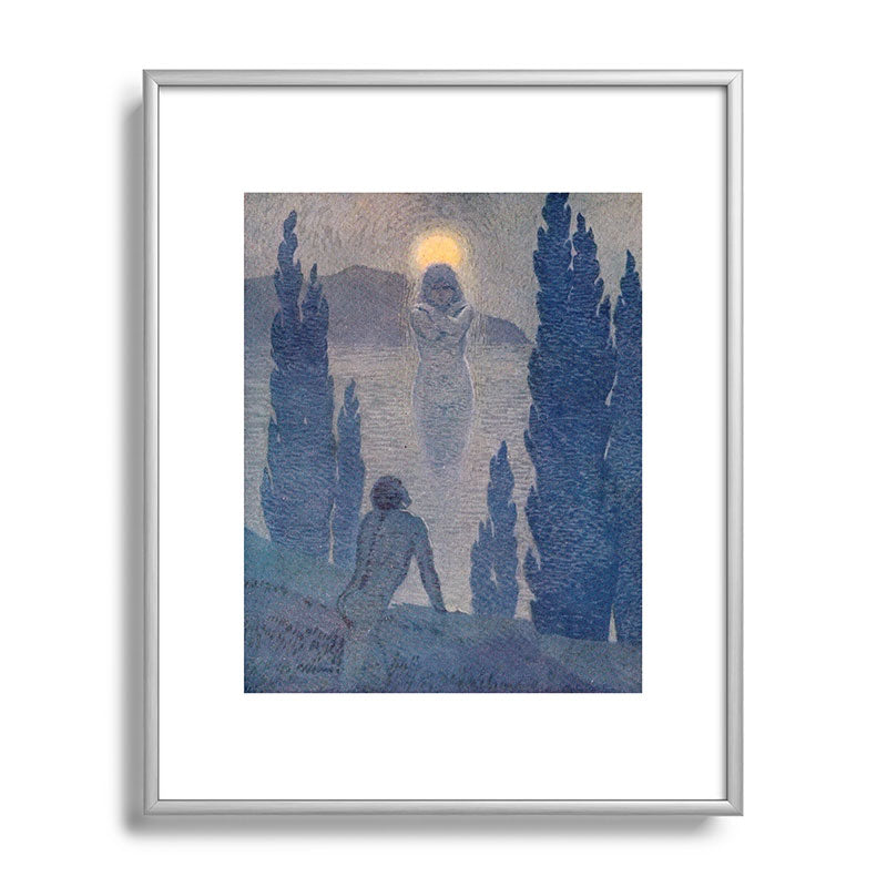 "As I see my soul reflected in Nature" (Margaret C. Cook, Leaves of Grass, 1913) Framed Art Print