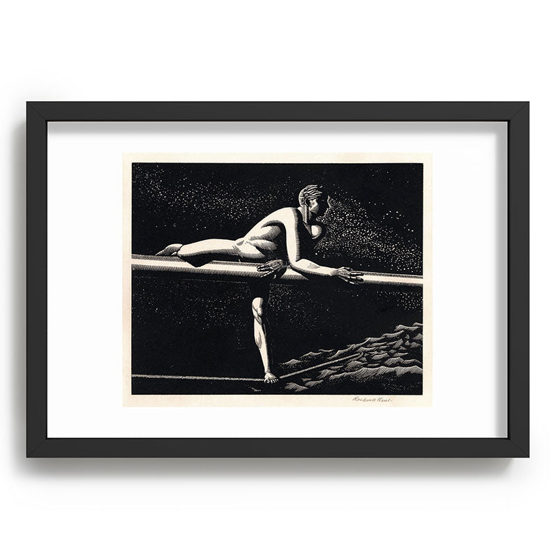 "Bowspirit" by Rockwell Kent (1930) Framed Art Print