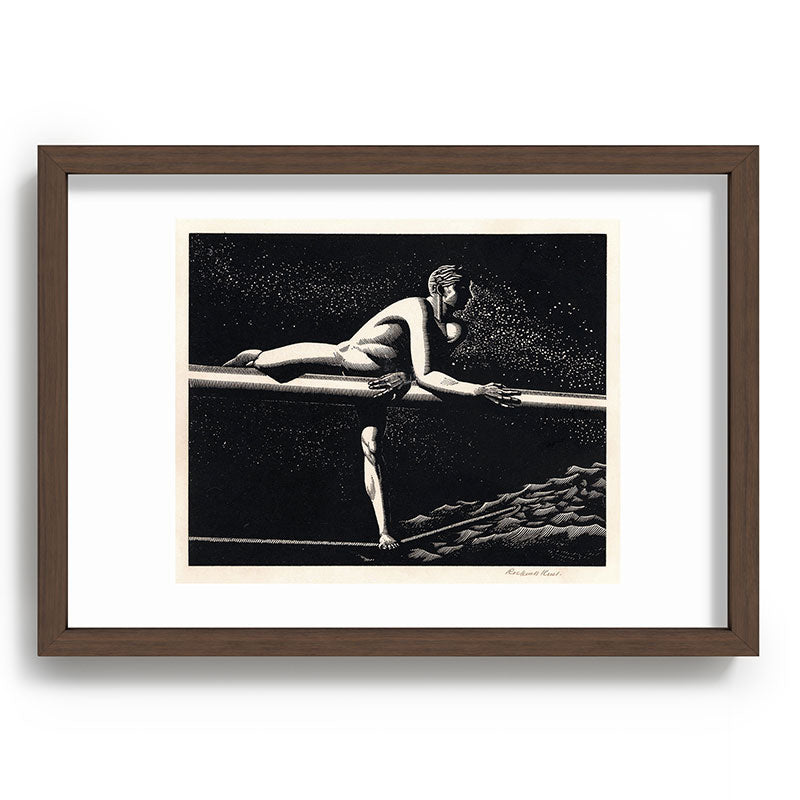 "Bowspirit" by Rockwell Kent (1930) Framed Art Print