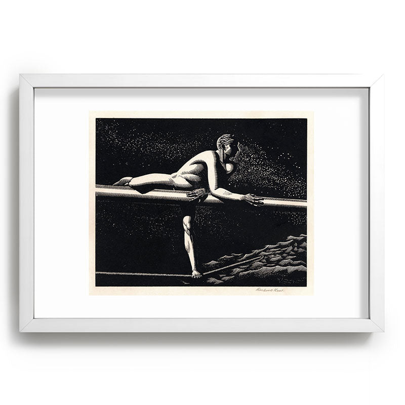 "Bowspirit" by Rockwell Kent (1930) Framed Art Print