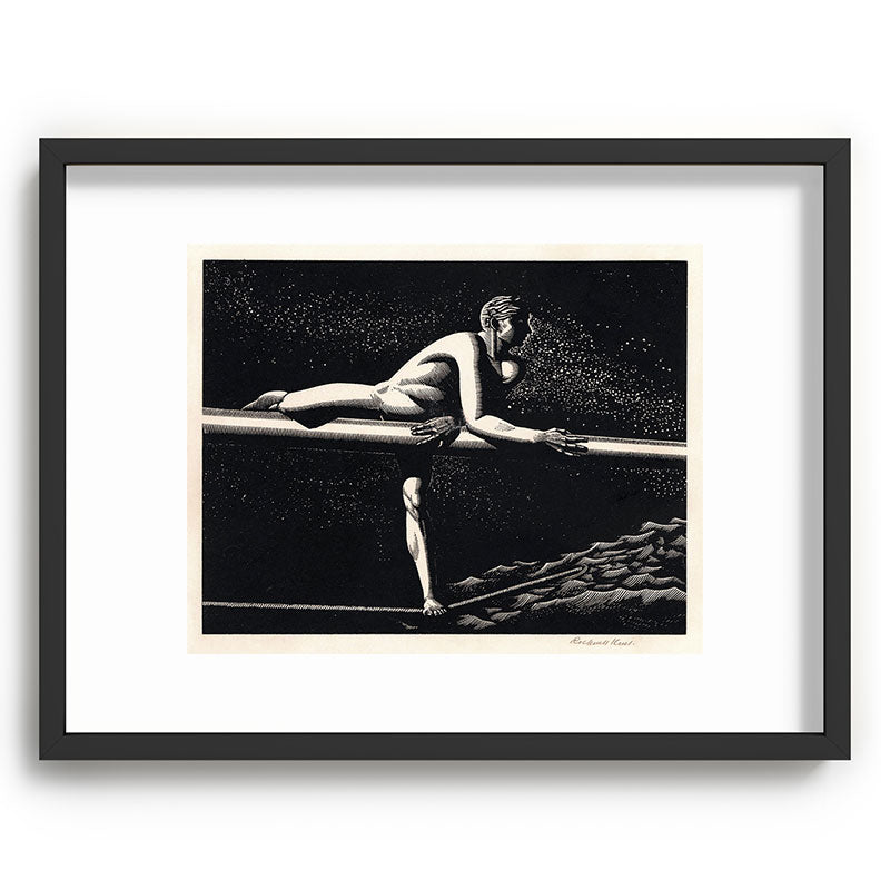 "Bowspirit" by Rockwell Kent (1930) Framed Art Print