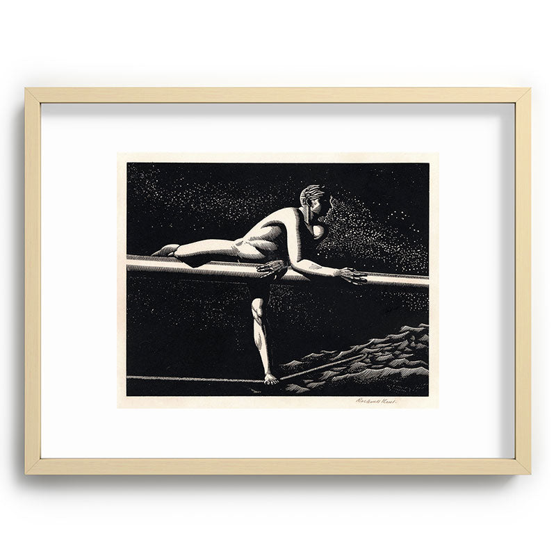 "Bowspirit" by Rockwell Kent (1930) Framed Art Print