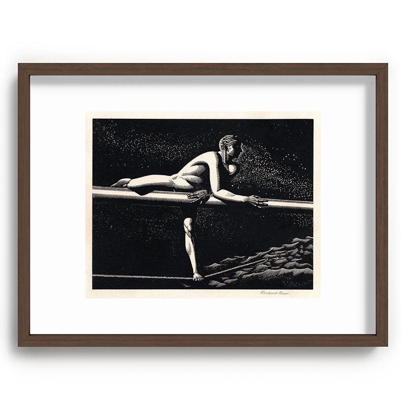 "Bowspirit" by Rockwell Kent (1930) Framed Art Print