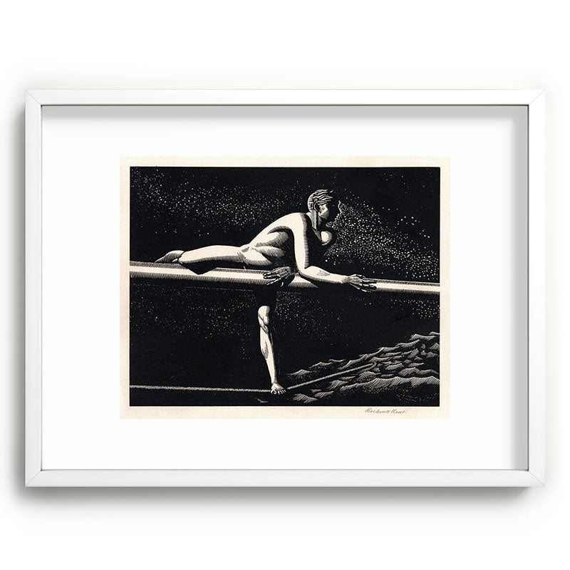 "Bowspirit" by Rockwell Kent (1930) Framed Art Print