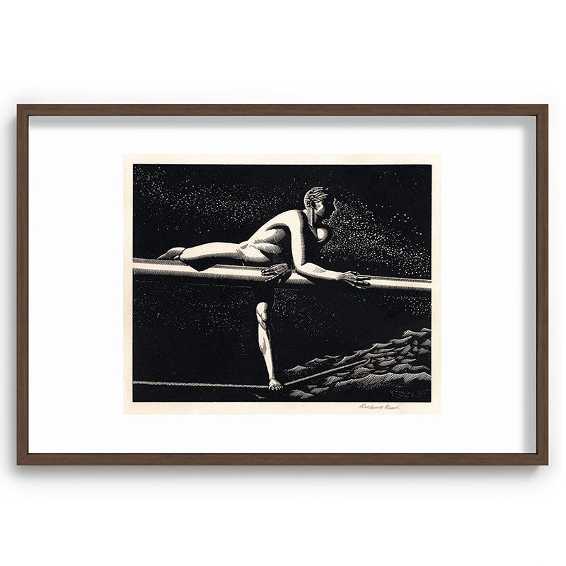 "Bowspirit" by Rockwell Kent (1930) Framed Art Print