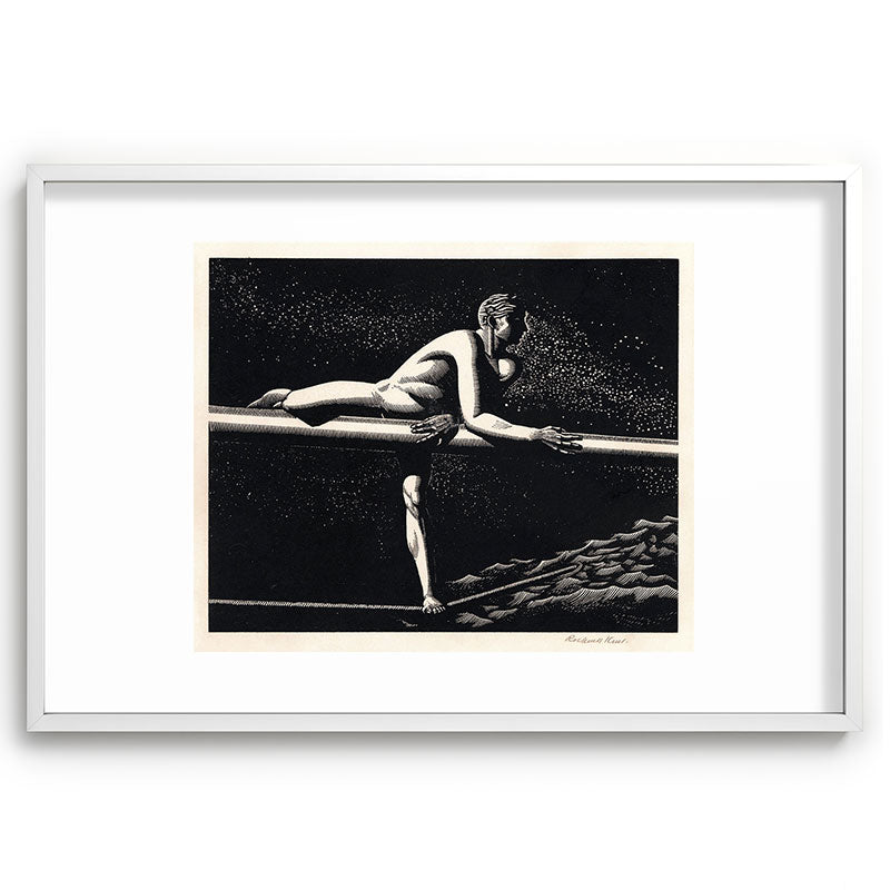 "Bowspirit" by Rockwell Kent (1930) Framed Art Print