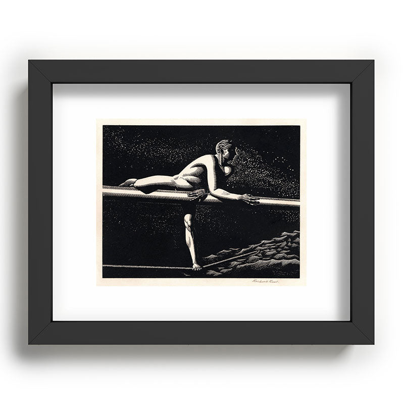 "Bowspirit" by Rockwell Kent (1930) Framed Art Print