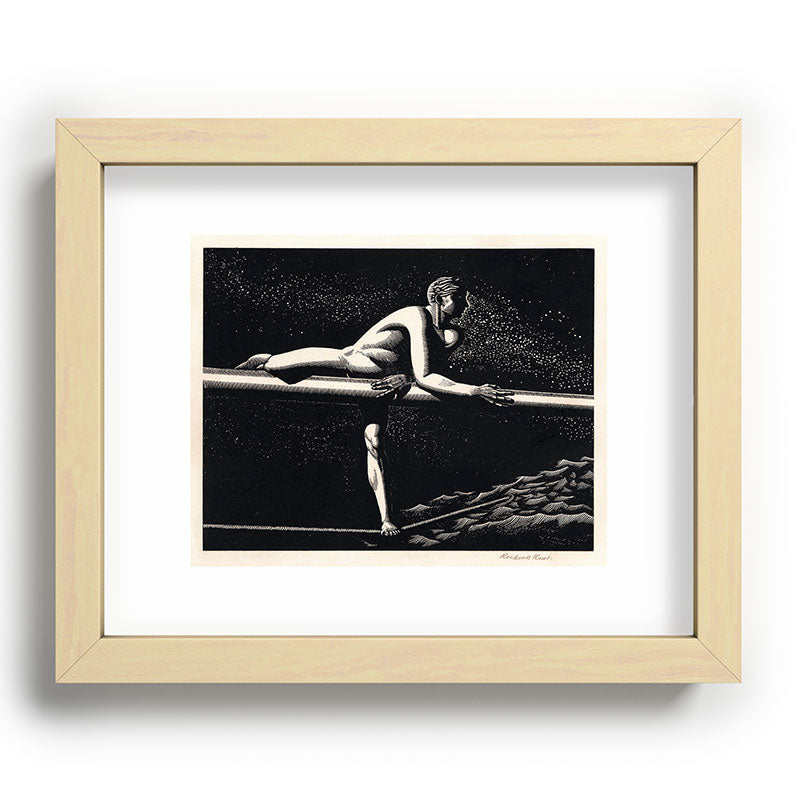"Bowspirit" by Rockwell Kent (1930) Framed Art Print