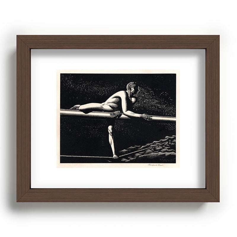 "Bowspirit" by Rockwell Kent (1930) Framed Art Print