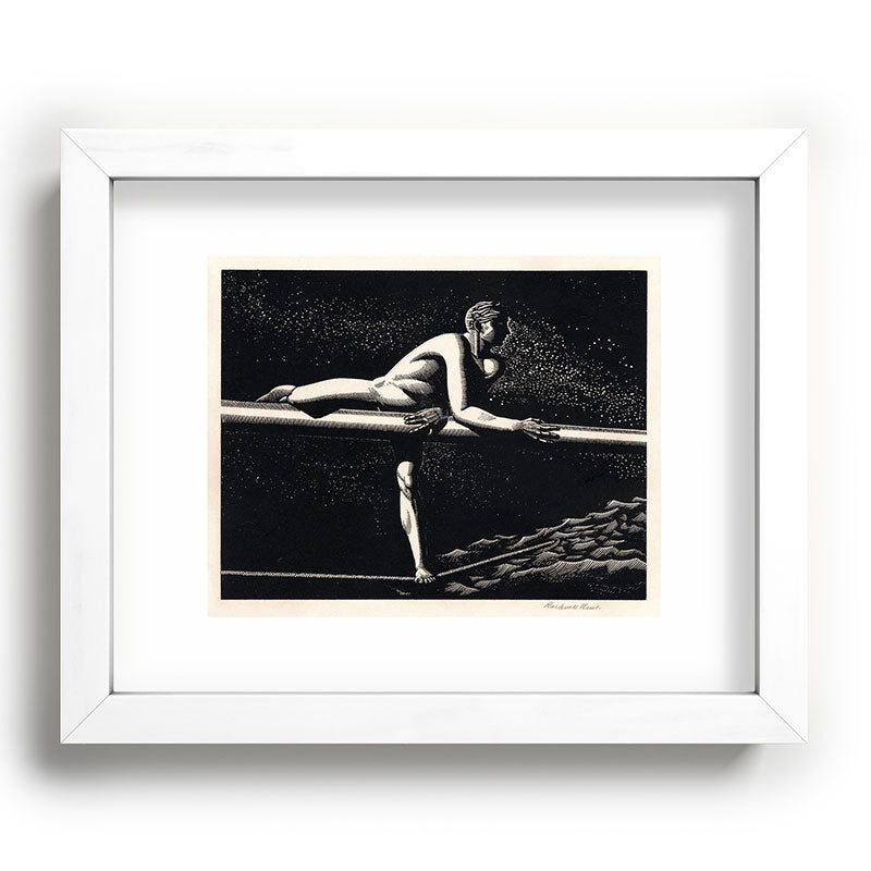 "Bowspirit" by Rockwell Kent (1930) Framed Art Print