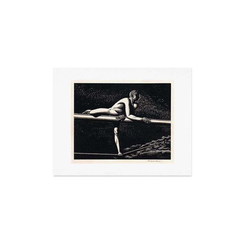 "Bowspirit" by Rockwell Kent (1930) Art Print