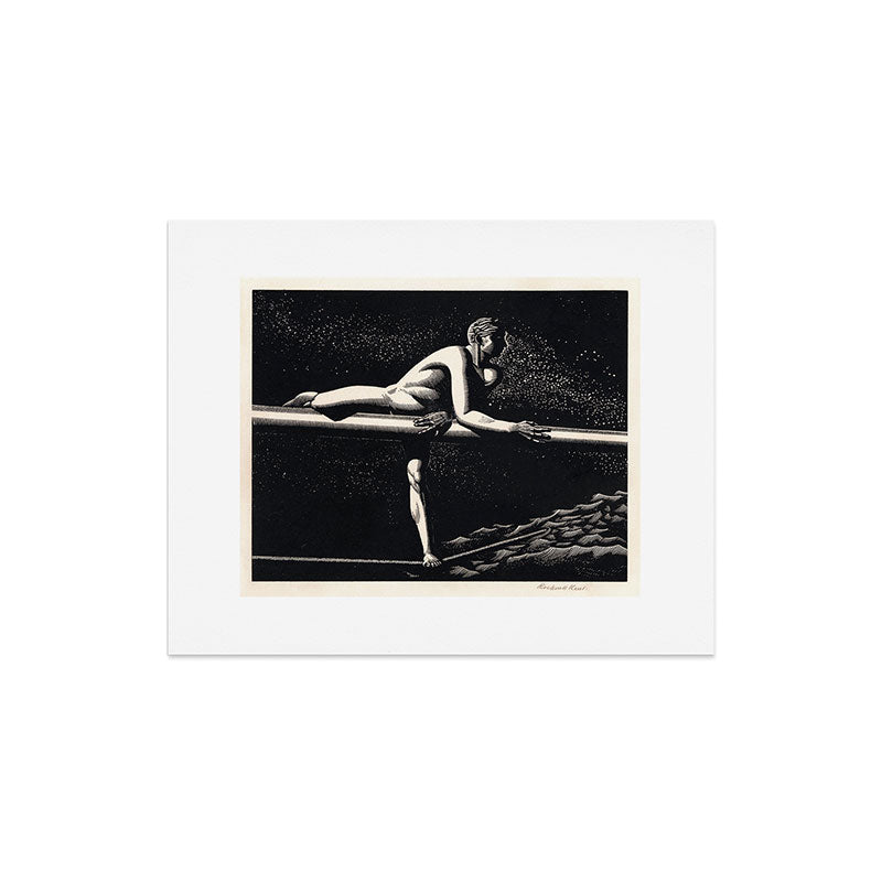 "Bowspirit" by Rockwell Kent (1930) Art Print
