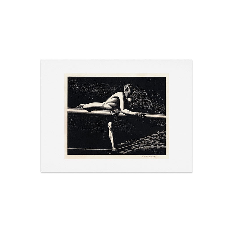 "Bowspirit" by Rockwell Kent (1930) Art Print