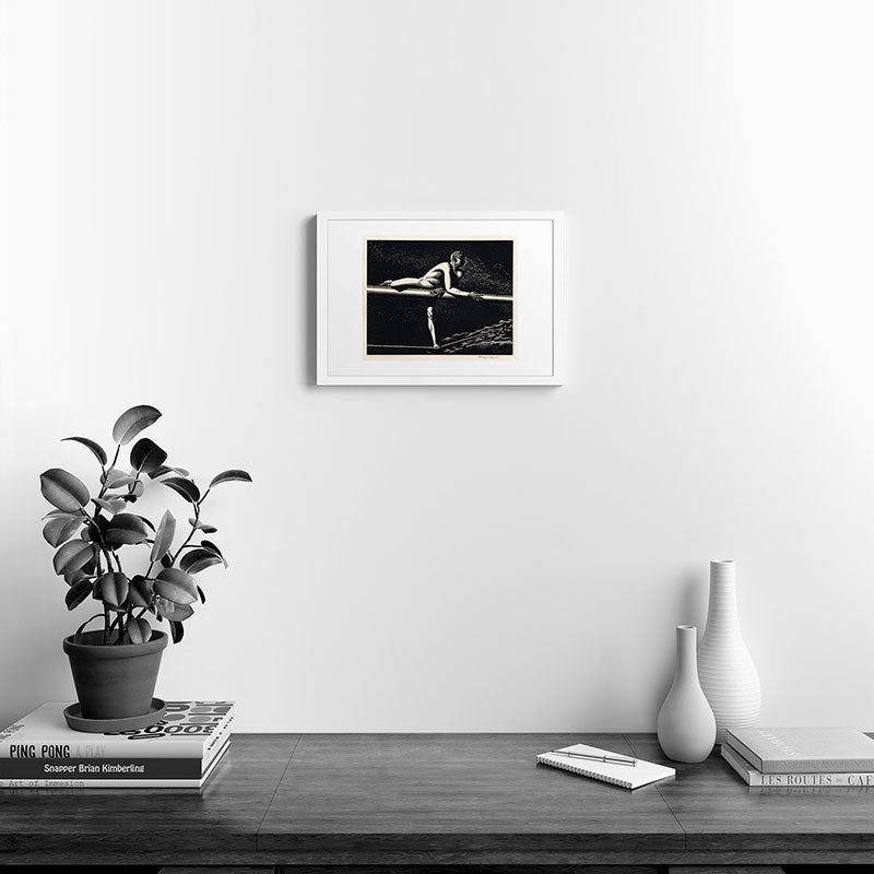 "Bowspirit" by Rockwell Kent (1930) Framed Art Print