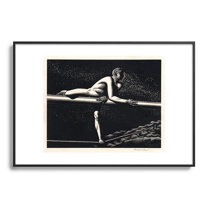"Bowspirit" by Rockwell Kent (1930) Framed Art Print