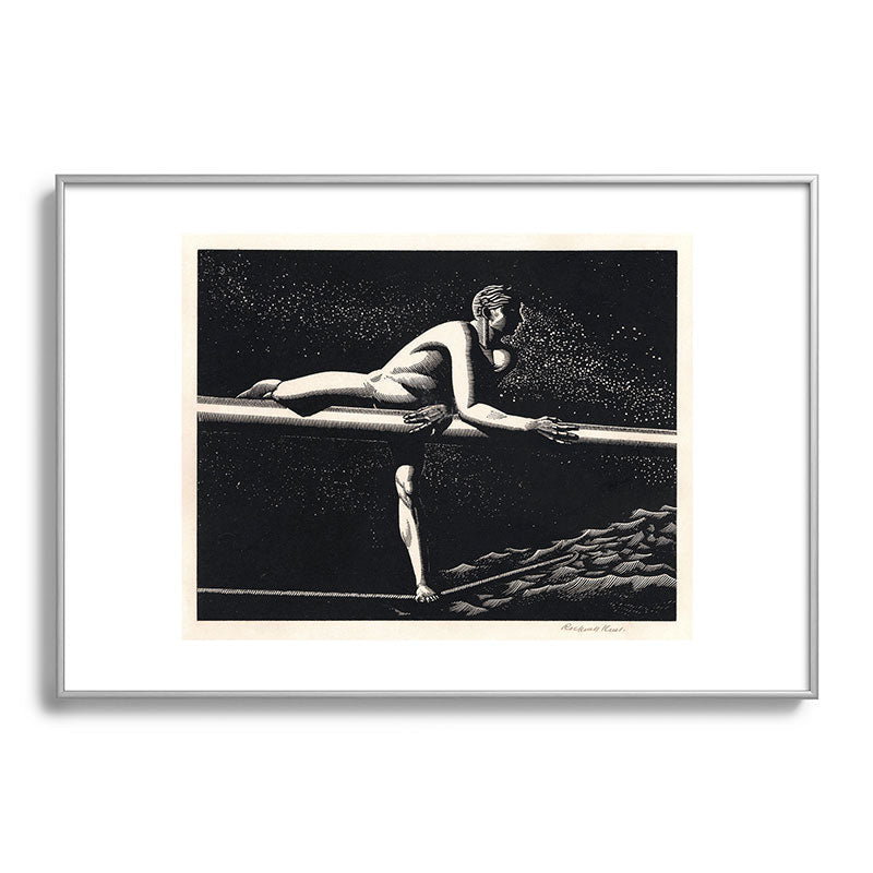 "Bowspirit" by Rockwell Kent (1930) Framed Art Print