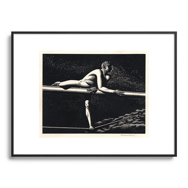 "Bowspirit" by Rockwell Kent (1930) Framed Art Print