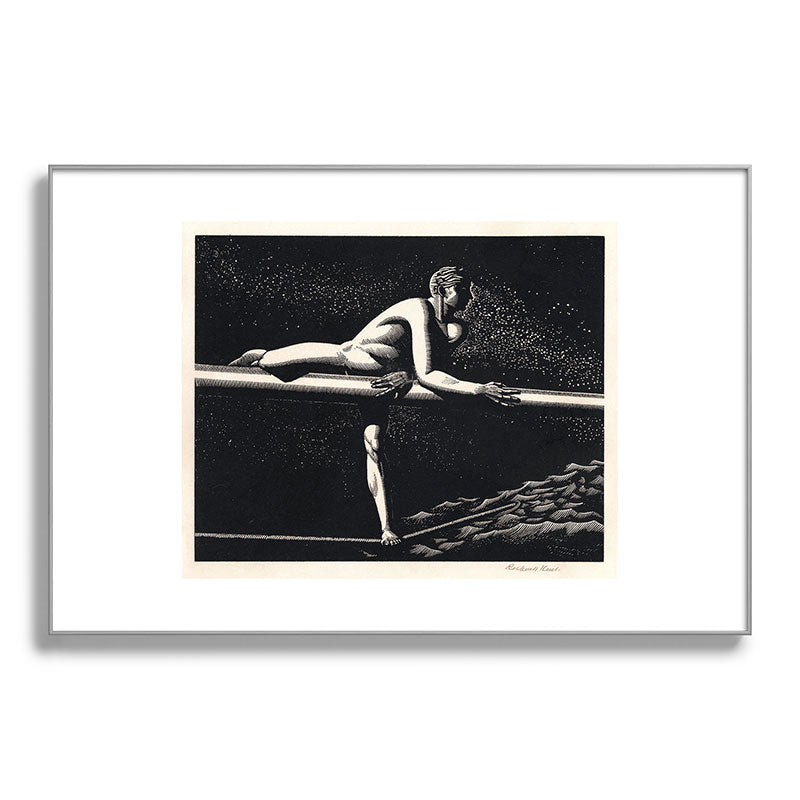 "Bowspirit" by Rockwell Kent (1930) Framed Art Print