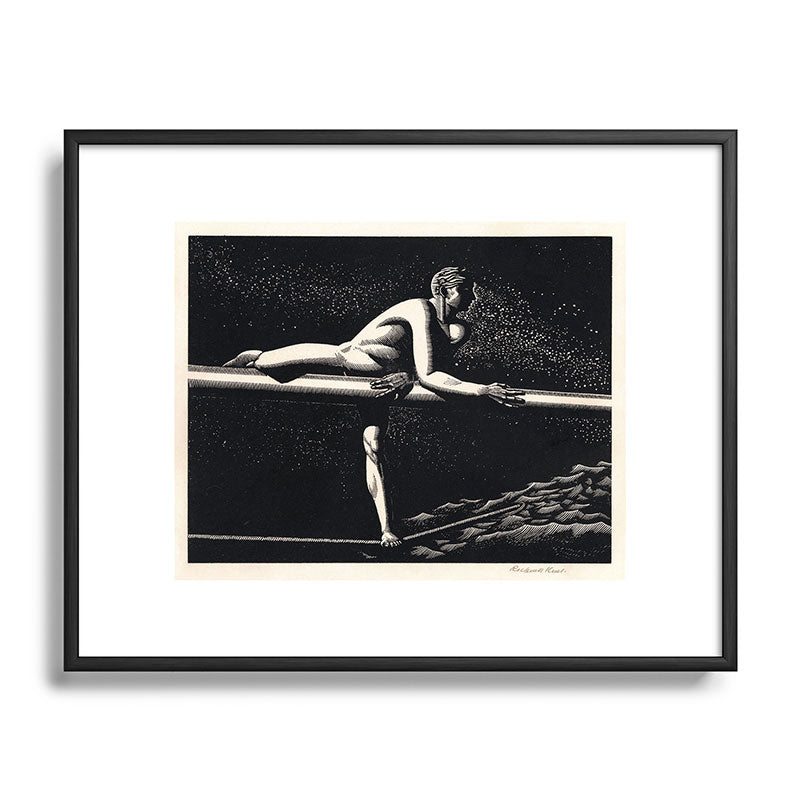 "Bowspirit" by Rockwell Kent (1930) Framed Art Print
