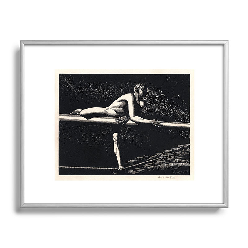 "Bowspirit" by Rockwell Kent (1930) Framed Art Print
