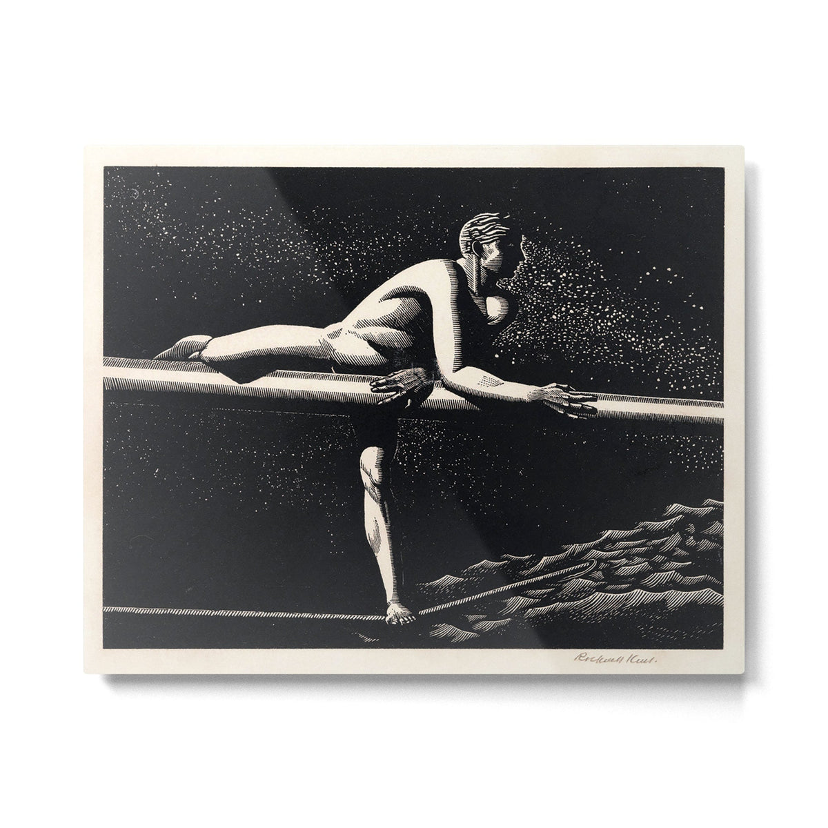 "Bowspirit" by Rockwell Kent (1930) Metal Print