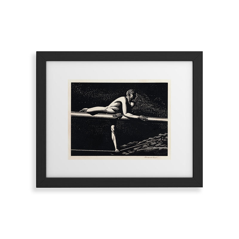 "Bowspirit" by Rockwell Kent (1930) Framed Art Print