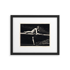 "Bowspirit" by Rockwell Kent (1930) Framed Art Print