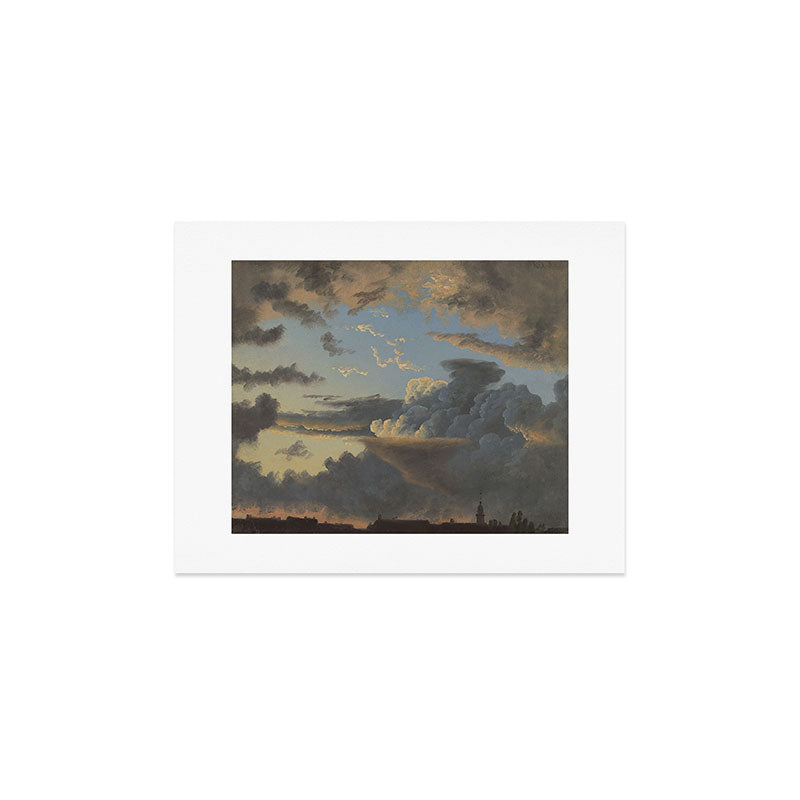 "Cloud Study" by Knud Baade, 1838 Art Print