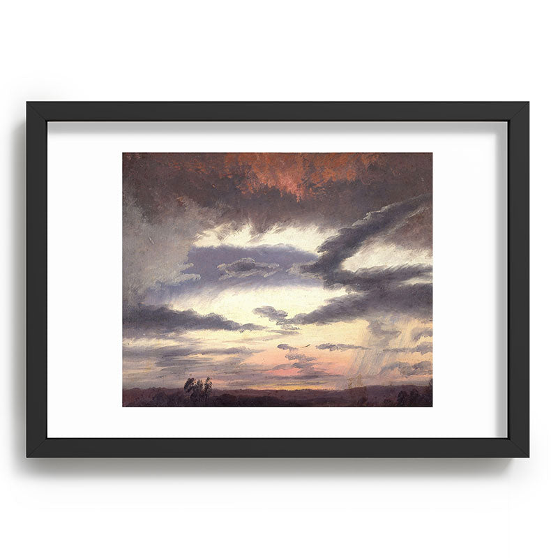 "Cloud Study" by Knud Baade, 1838 Framed Art Print