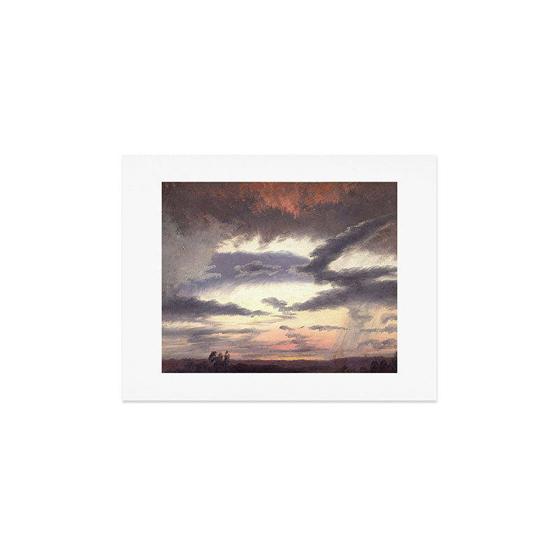 "Cloud Study" by Knud Baade, 1838 Art Print