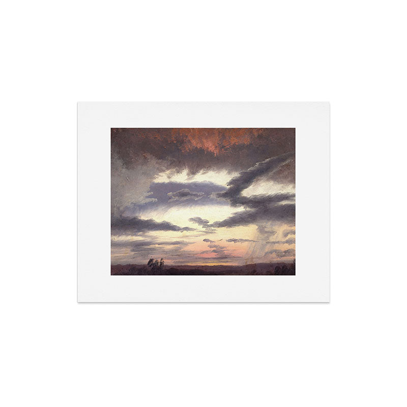 "Cloud Study" by Knud Baade, 1838 Art Print