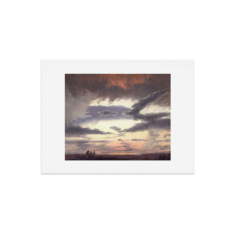 "Cloud Study" by Knud Baade, 1838 Art Print