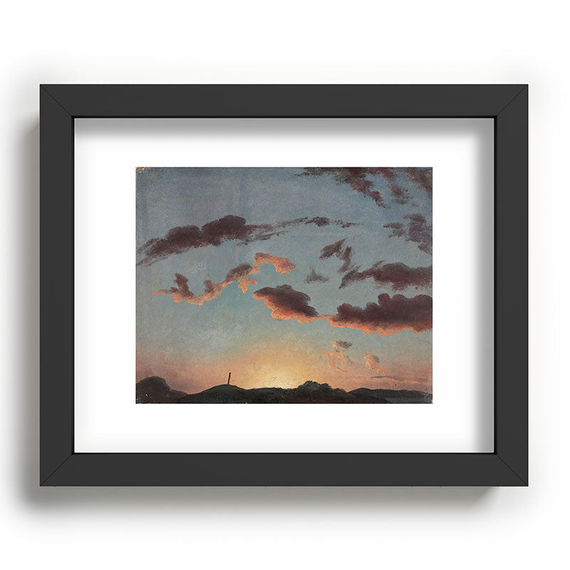 "Cloud Study" by Knud Baade, 1838 Framed Art Print