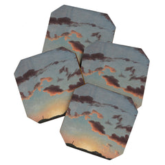 "Cloud Study" by Knud Baade, 1838 Coaster