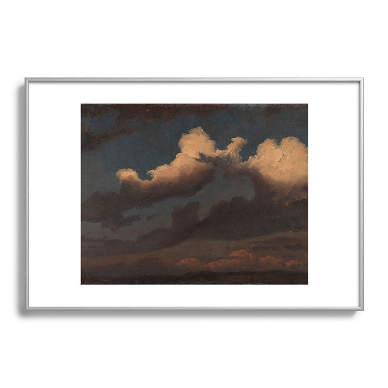 "Cloud Study" by Knud Baade, 1843 Framed Art Print