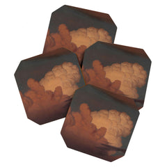 "Cloud Study" by Knud Baade, 1850 Coaster