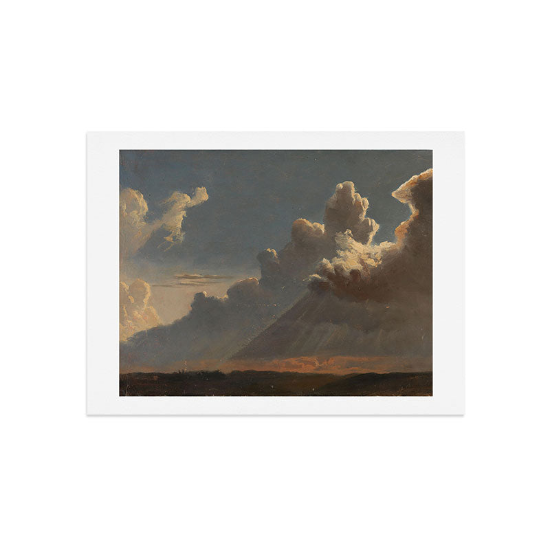 "Cloud Study" by Knud Baade, circa 1830s Art Print