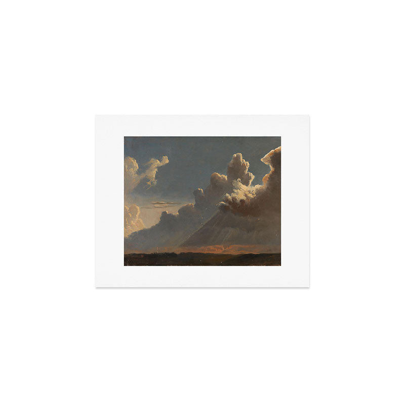 "Cloud Study" by Knud Baade, circa 1830s Art Print