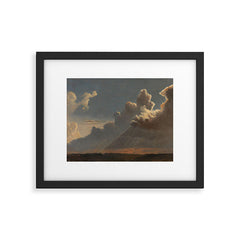 "Cloud Study" by Knud Baade, circa 1830s Framed Art Print
