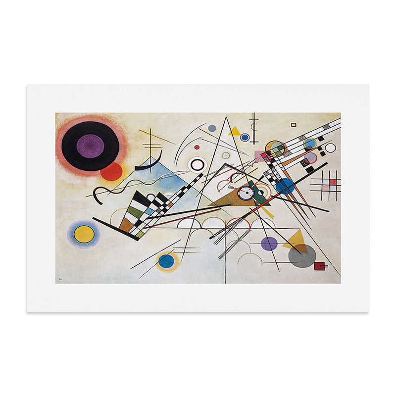 "Composition 8" by Wassily Kandinsky, 1920s Art Print