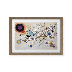 "Composition 8" by Wassily Kandinsky, 1920s Framed Art Print