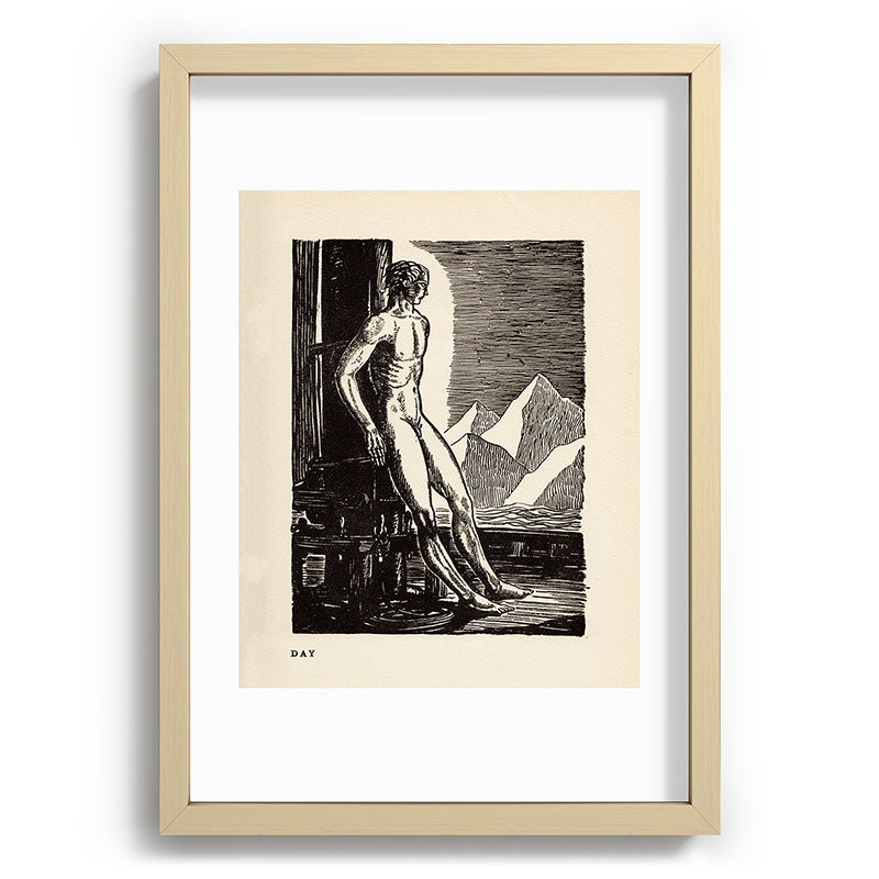 "Day" by Rockwell Kent (1919) Framed Art Print
