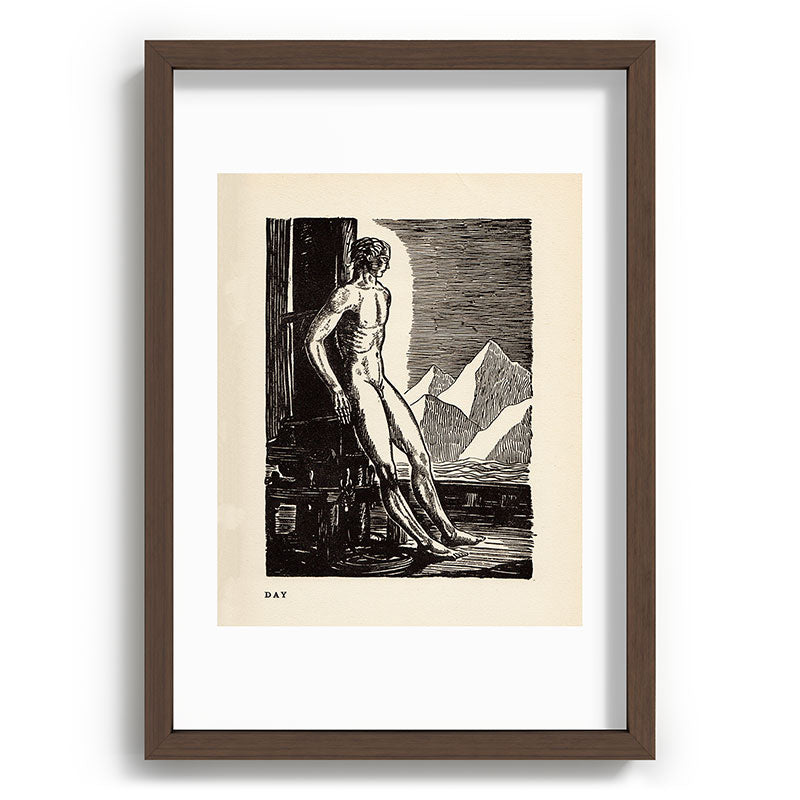 "Day" by Rockwell Kent (1919) Framed Art Print