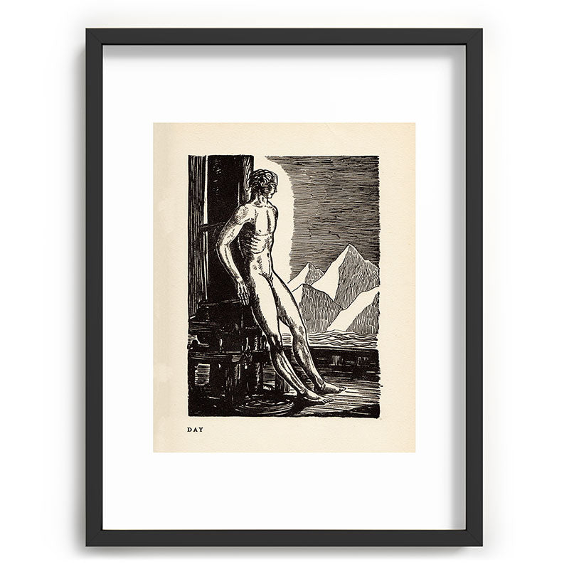 "Day" by Rockwell Kent (1919) Framed Art Print