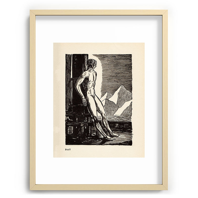 "Day" by Rockwell Kent (1919) Framed Art Print