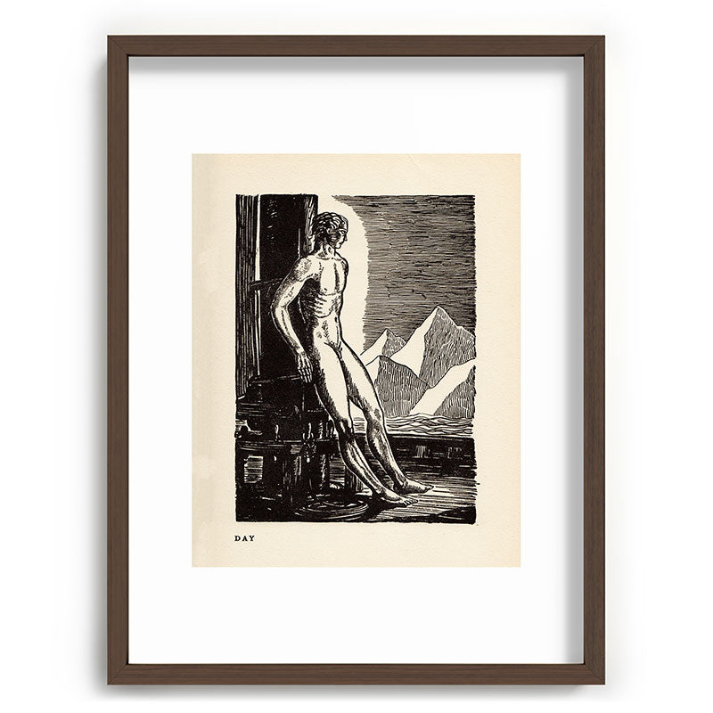 "Day" by Rockwell Kent (1919) Framed Art Print