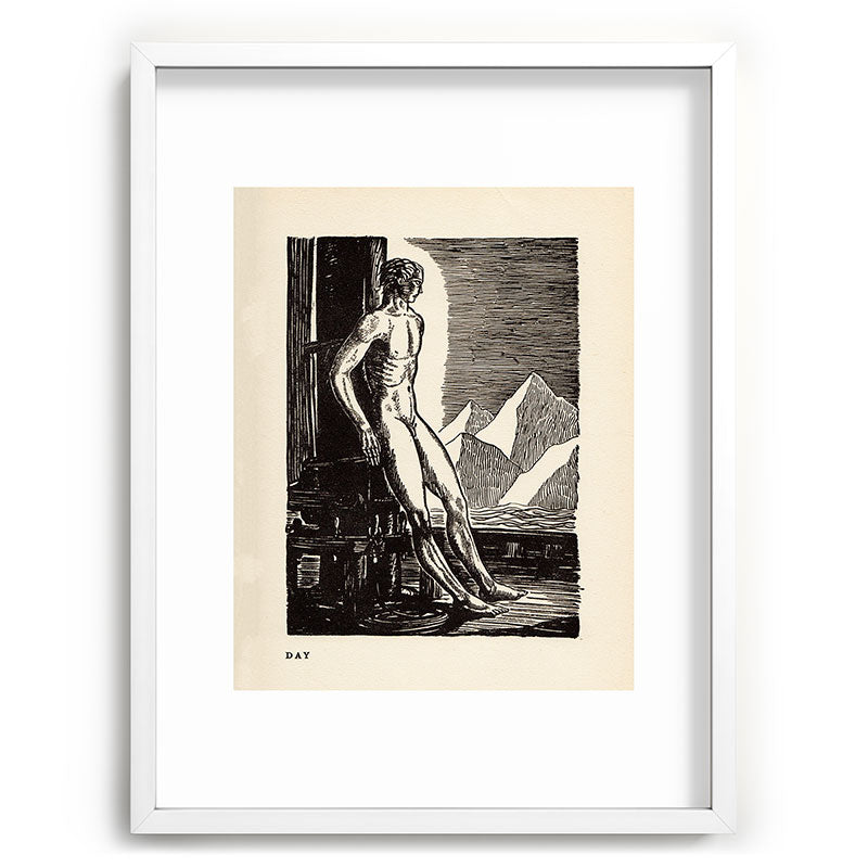 "Day" by Rockwell Kent (1919) Framed Art Print