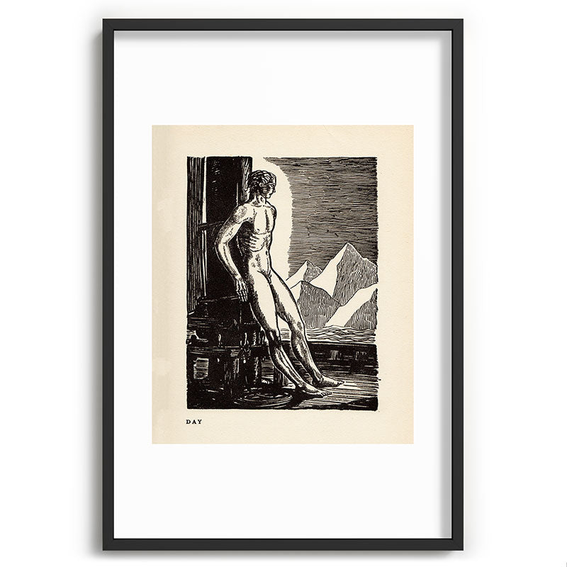 "Day" by Rockwell Kent (1919) Framed Art Print