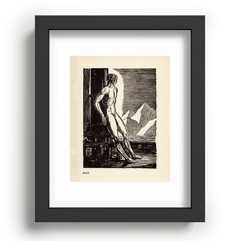 "Day" by Rockwell Kent (1919) Framed Art Print