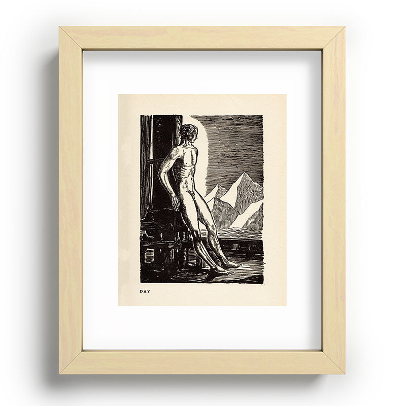 "Day" by Rockwell Kent (1919) Framed Art Print